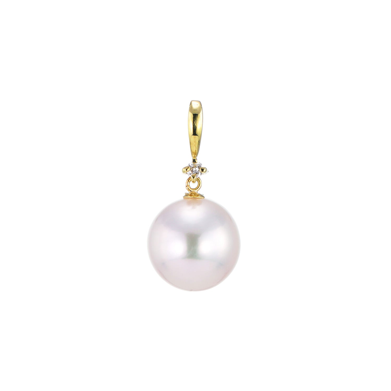アコヤ真珠ダイヤ付きペンダント（ホワイト系）8.5mm – Akoa Jewelry