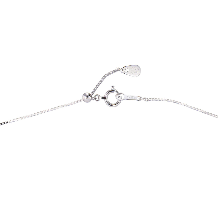 一粒パールアコヤ真珠ネックレス（グレー）8.5mm